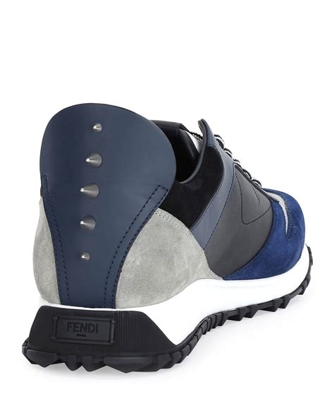 men fendi sneakers|fendi monster block sneakers men.